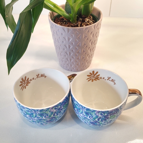 Lilly Pulitzer Ceramic Mug Set - NWOT - Picture 4 of 7